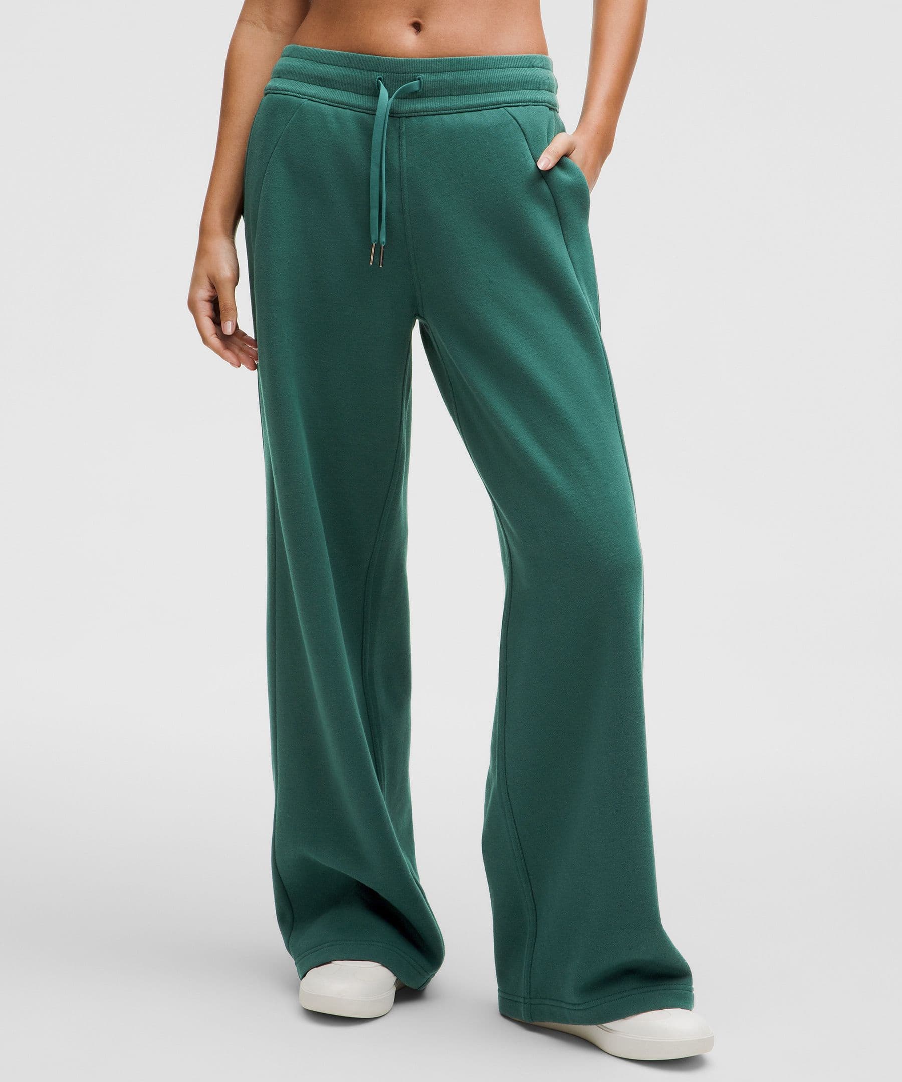 Scuba Mid-Rise Wide-Leg Pant - Image 1