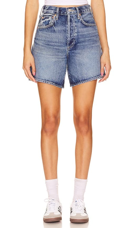 Marlow Long Vintage Short In Bambi - Image 2