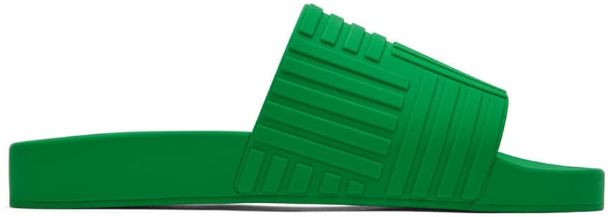 Green Slider Sandals - Image 2