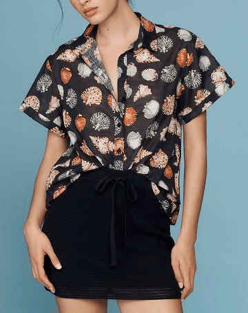 The Henrietta Buttondown Surf Shirt By Maeve Product Page - Image 1