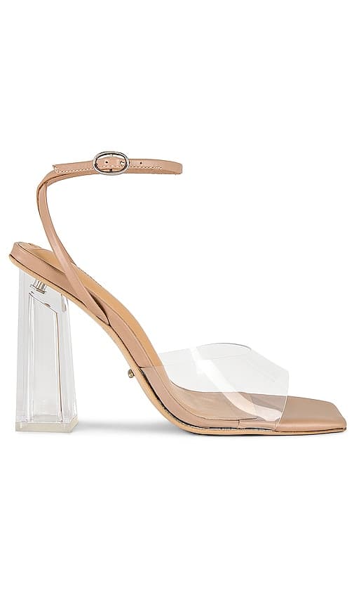 Nelani Sandal In Clear Vinylite & Skin - Image 1