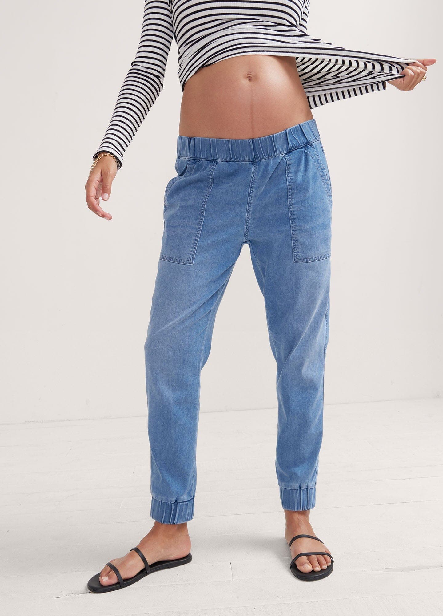 The Easy Denim Jogger - Image 1