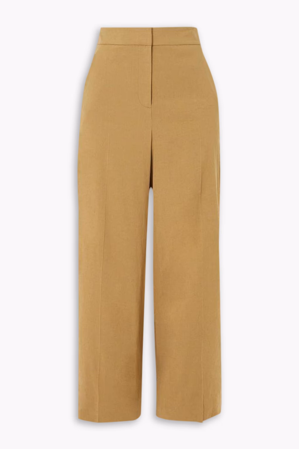 Brixton Cropped Linen-Blend Wide-Leg Pants - Image 2