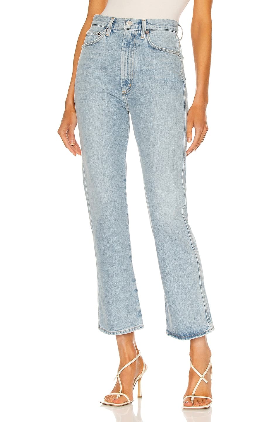 Pinch Waist High Rise Kick In Riptide - Image 2