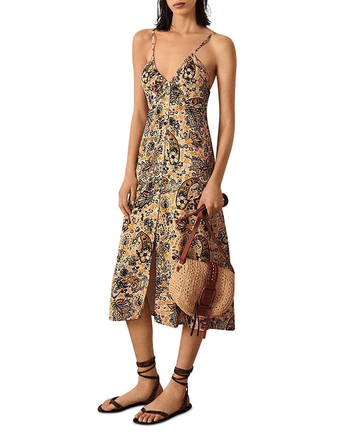 Baila Printed Midi Dress - Image 1