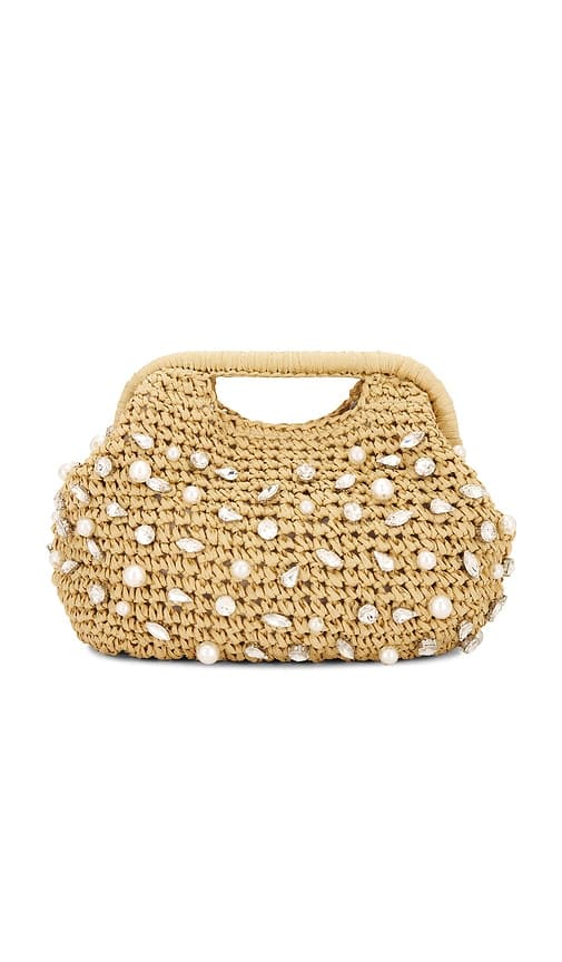 Bardo Crystal Clutch In Natural - Image 1
