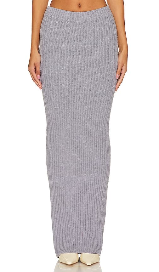 Nara Maxi Skirt In Grey - Image 2