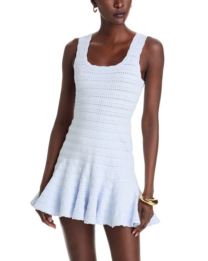 Maryanne Open Knit Mini Dress - Image 1