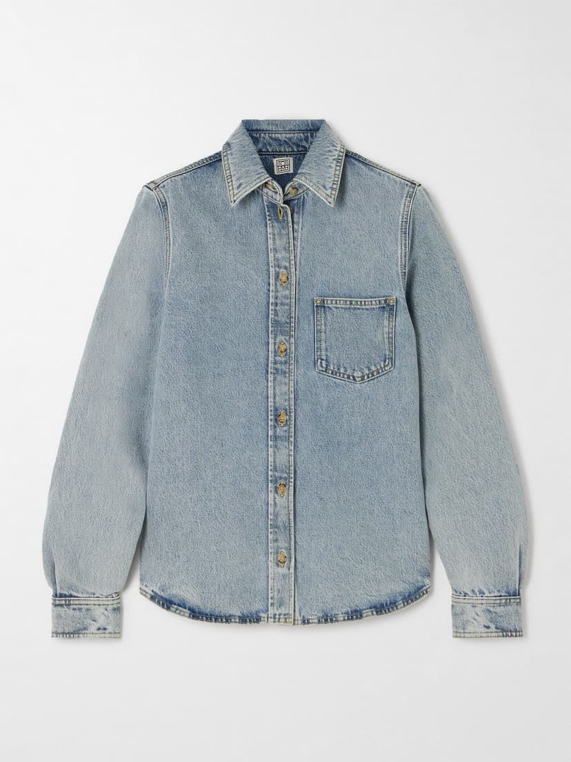 Organic Denim Shirt - Image 1