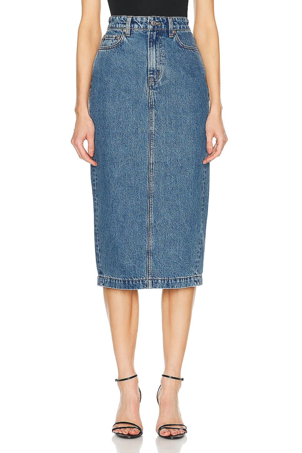 Robin Midi Pencil Skirt In Inwood Hill - Image 2