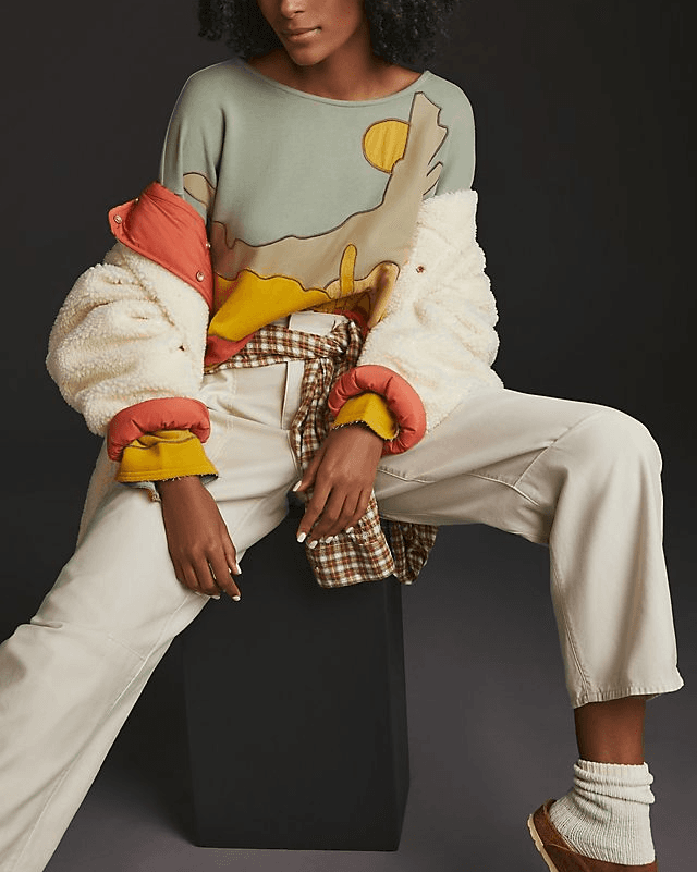 By Anthropologie Landscape Sweatshirt - Image 2