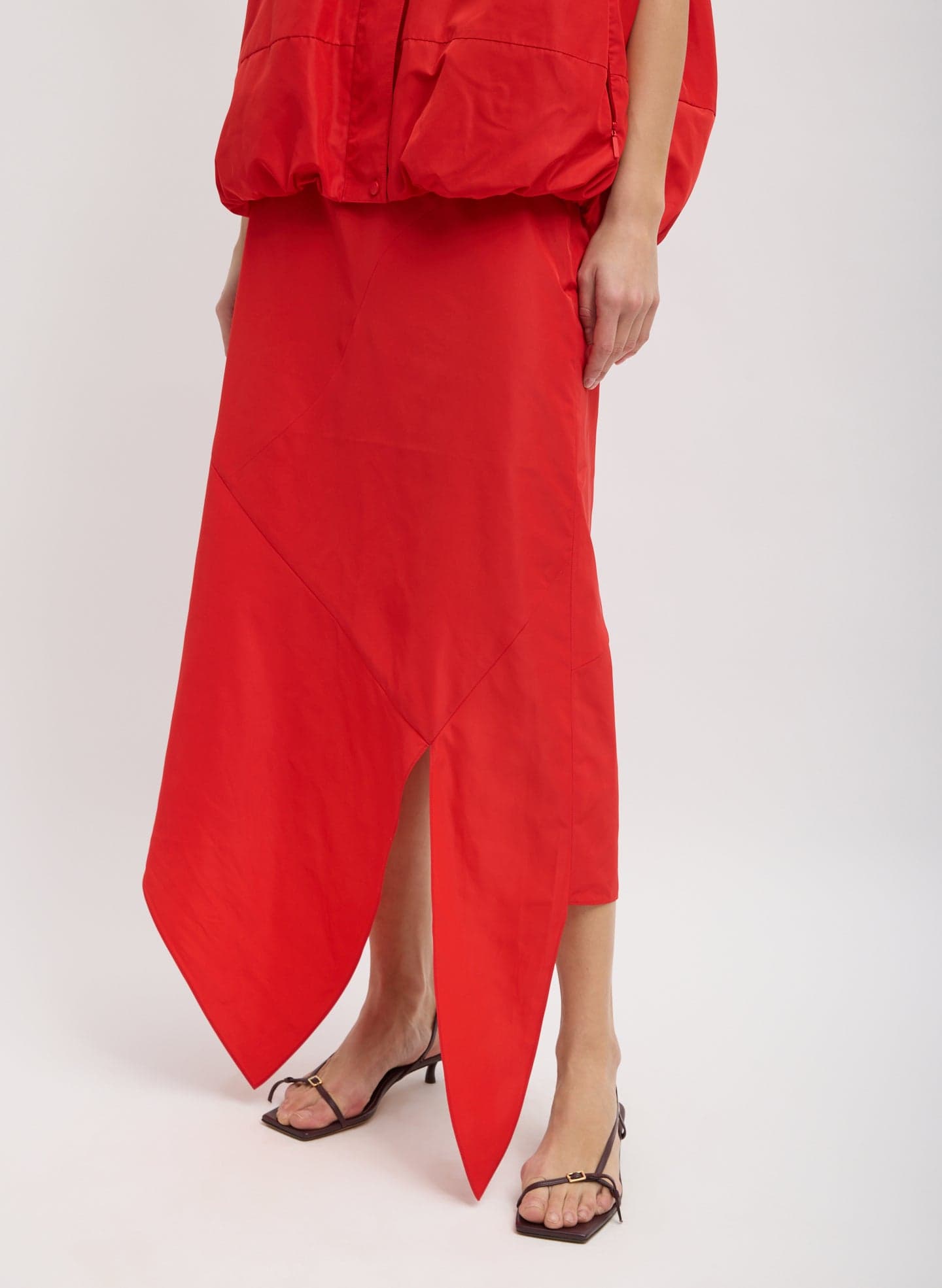 Italian Sporty Nylon Tie Skirt - Image 2