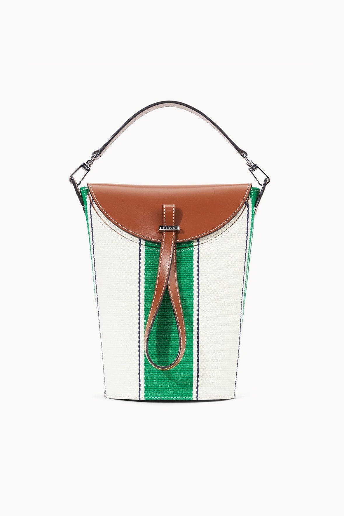 Phoebe Convertible Bucket Bag | Bungalow Stripe - Image 2