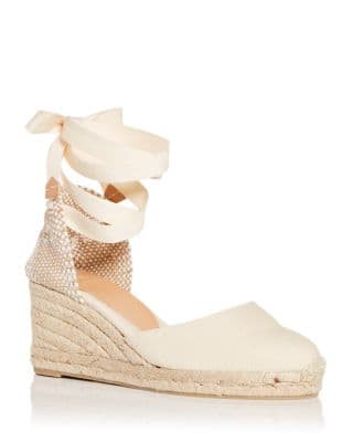Women's Carina Ankle Tie Espadrille Wedge Sandals - Image 2