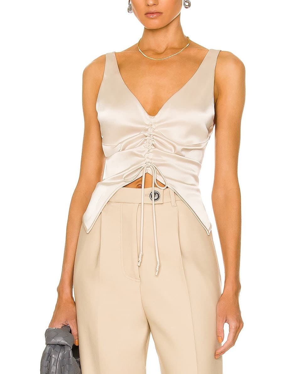 Klara Top In Creme - Image 1