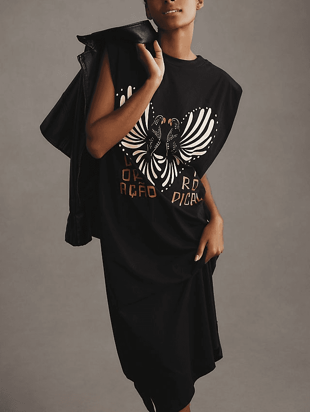 Sleeveless Graphic Midi Dress - Image 2