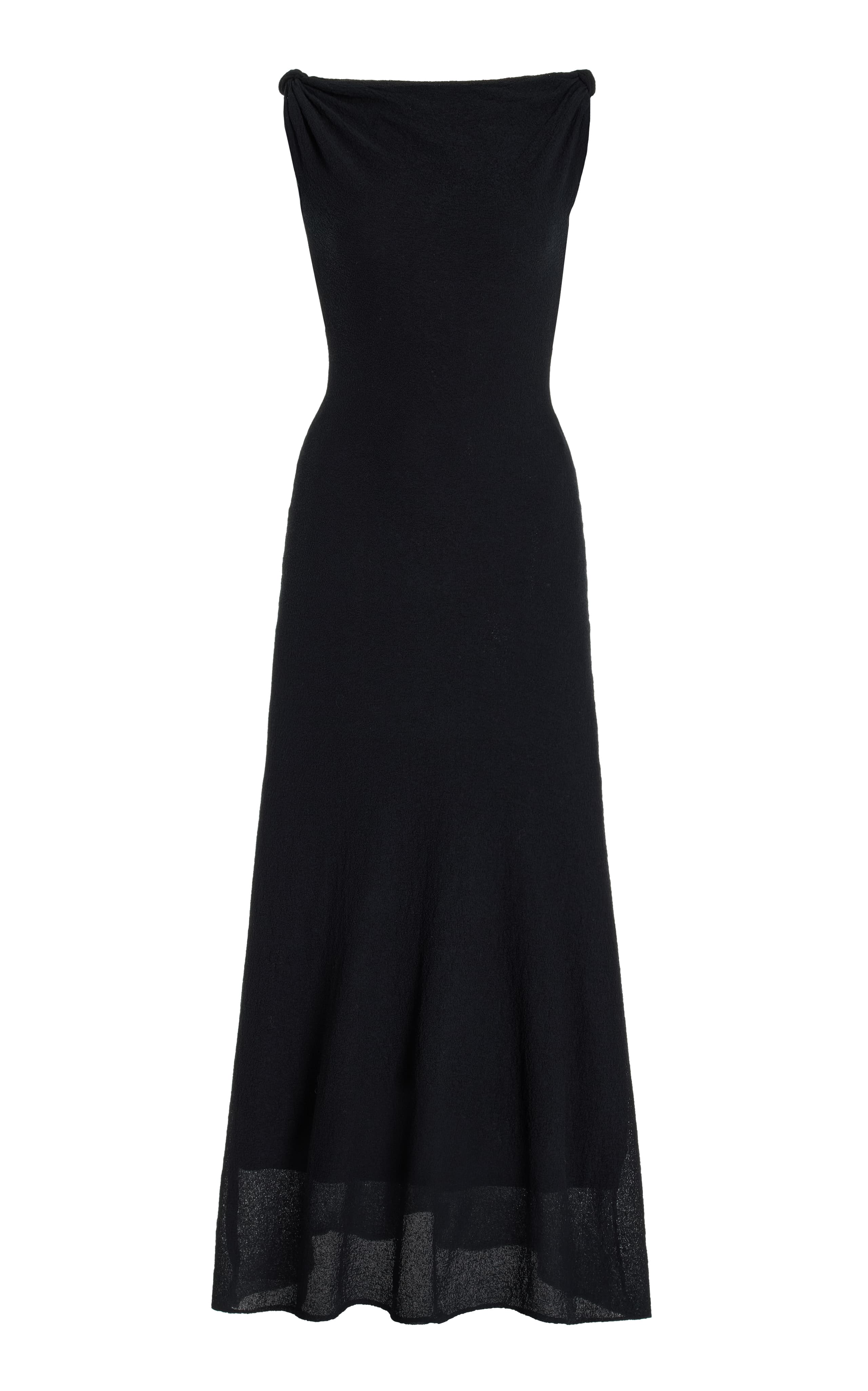 Glow Twisted Cotton-Blend Midi Dress - Image 1