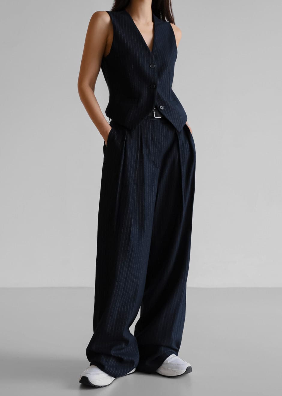 Tansy Pleated Trousers - Image 1