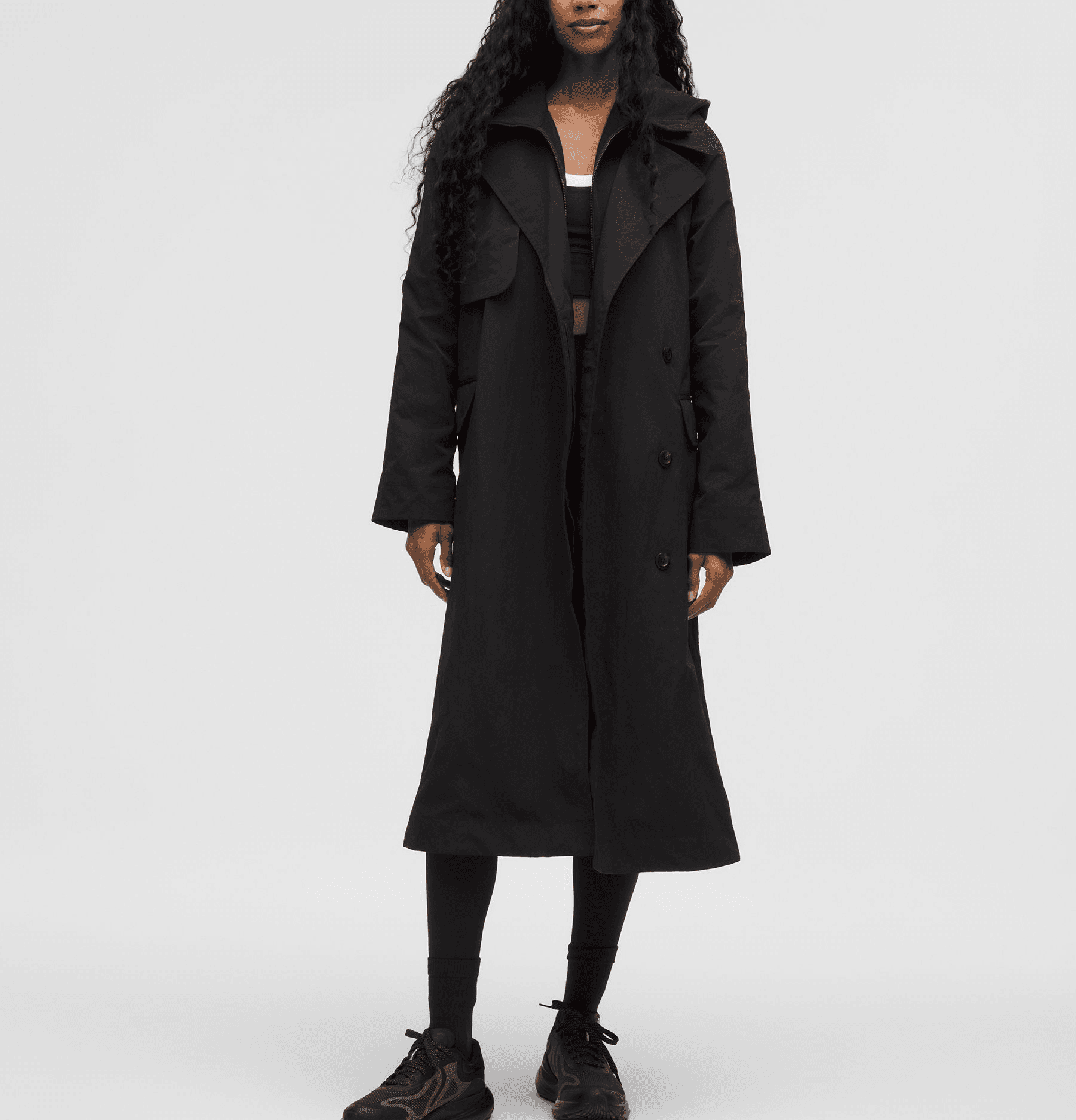 Classic-Fit Trench Coat - Image 2