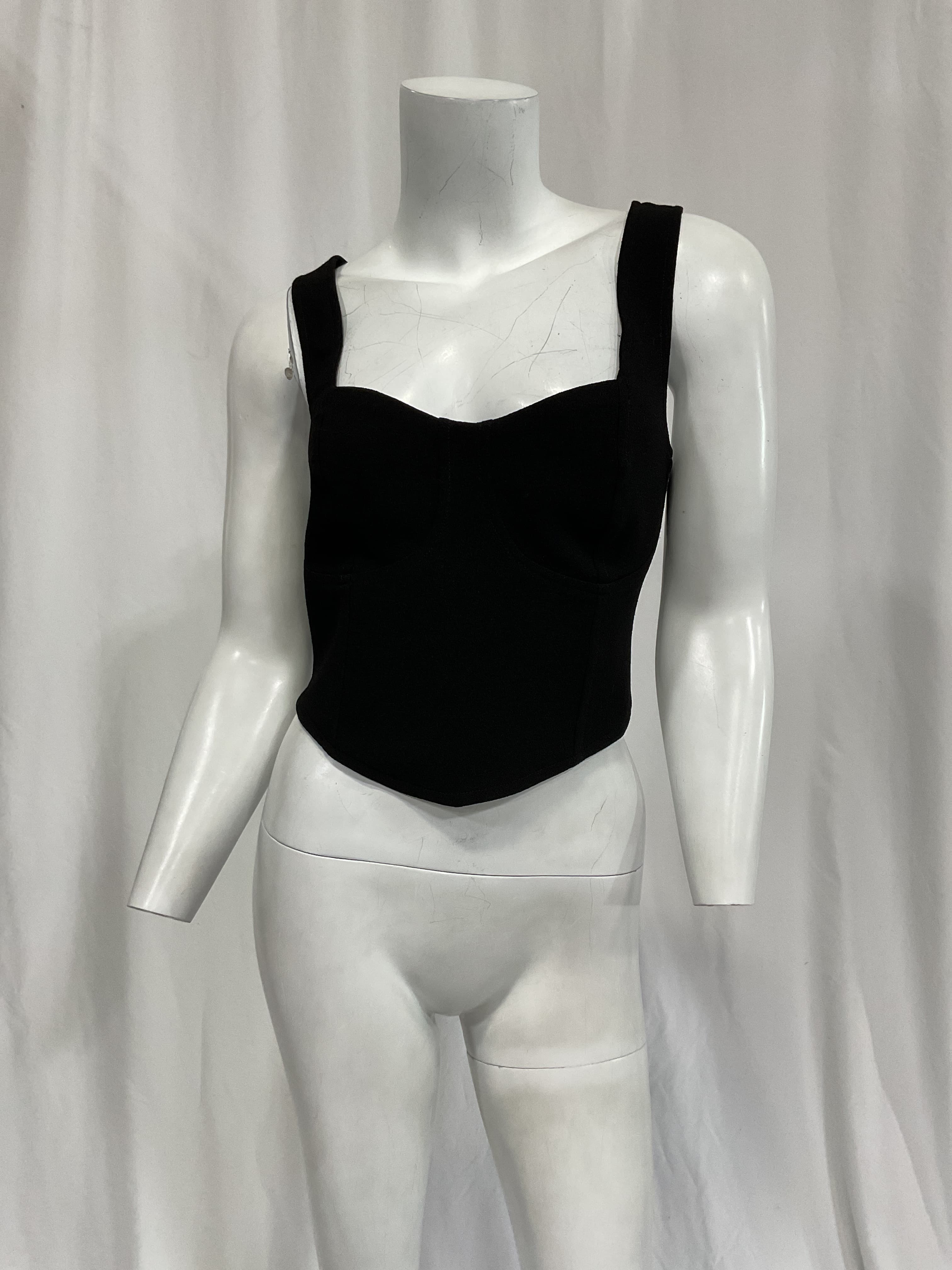 Amura Corset Bustier In Black - Image 2