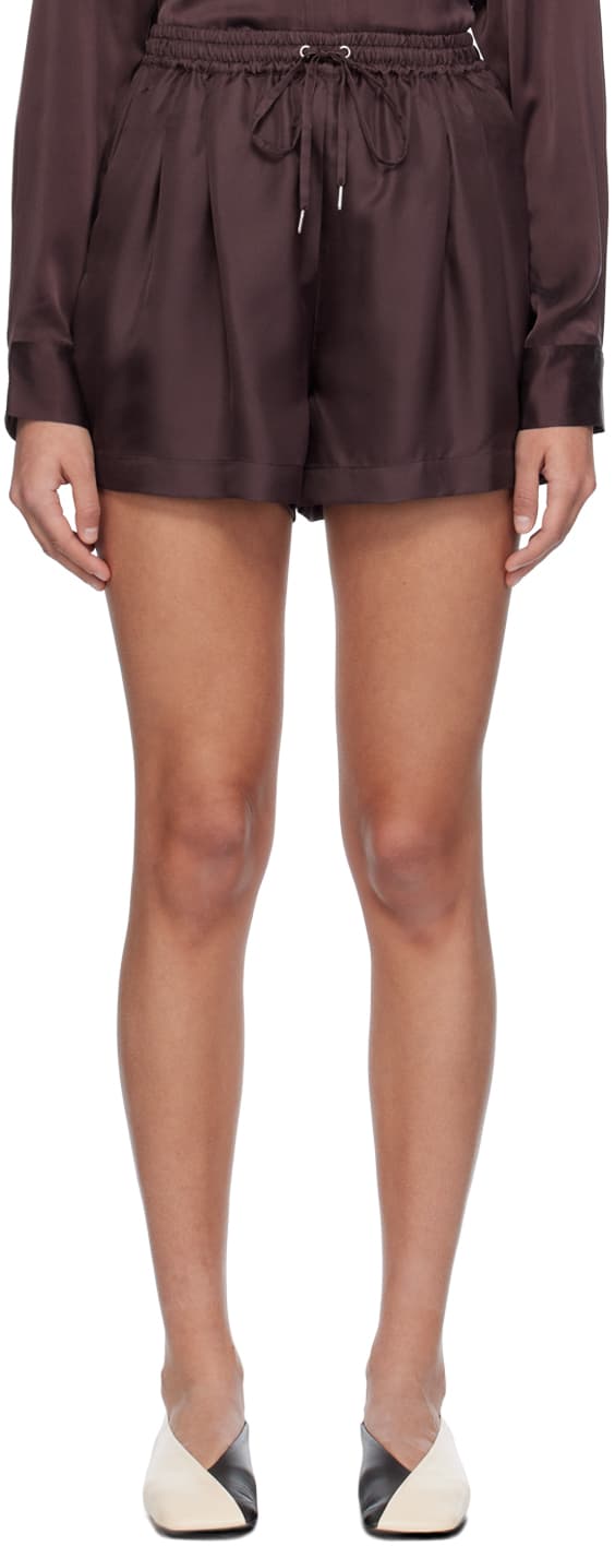 Brown Slouch Shorts - Image 2
