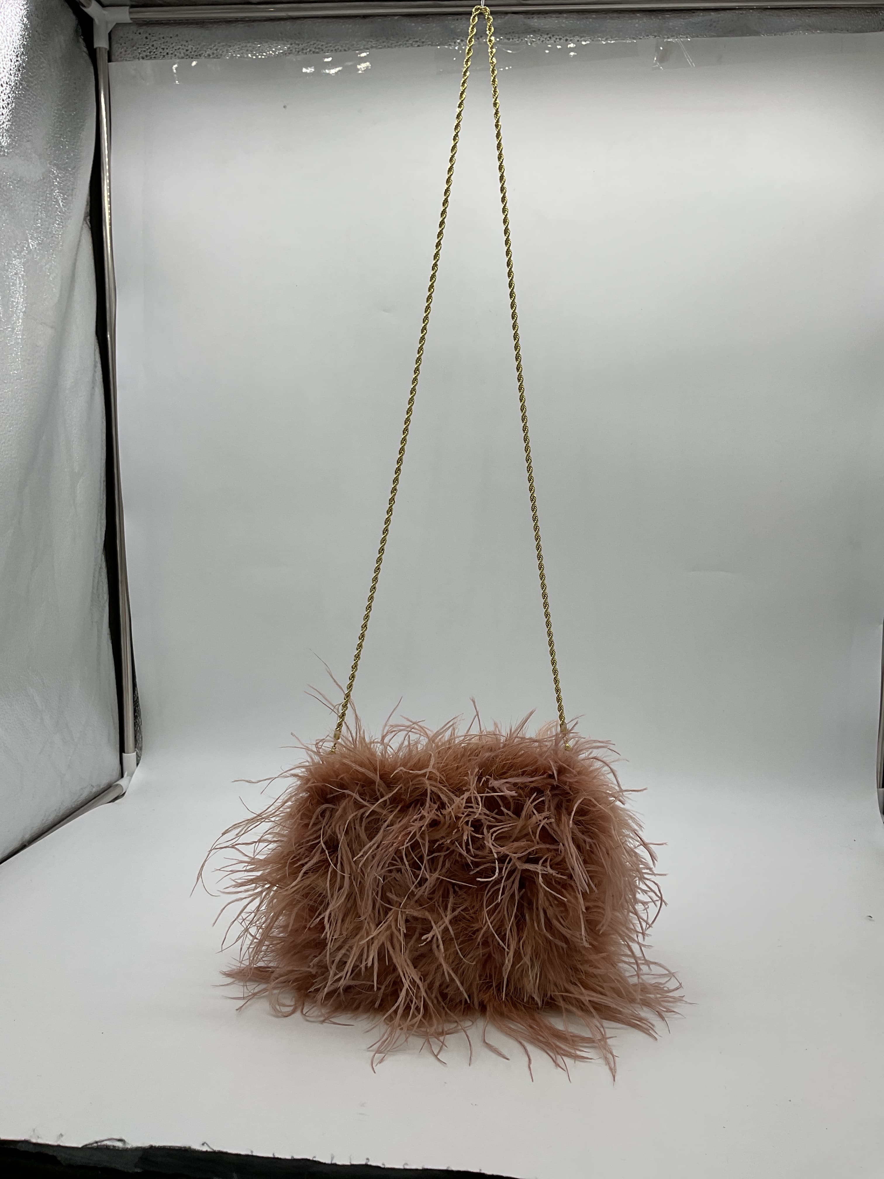 Zahara Mini Feather Clutch - Image 4
