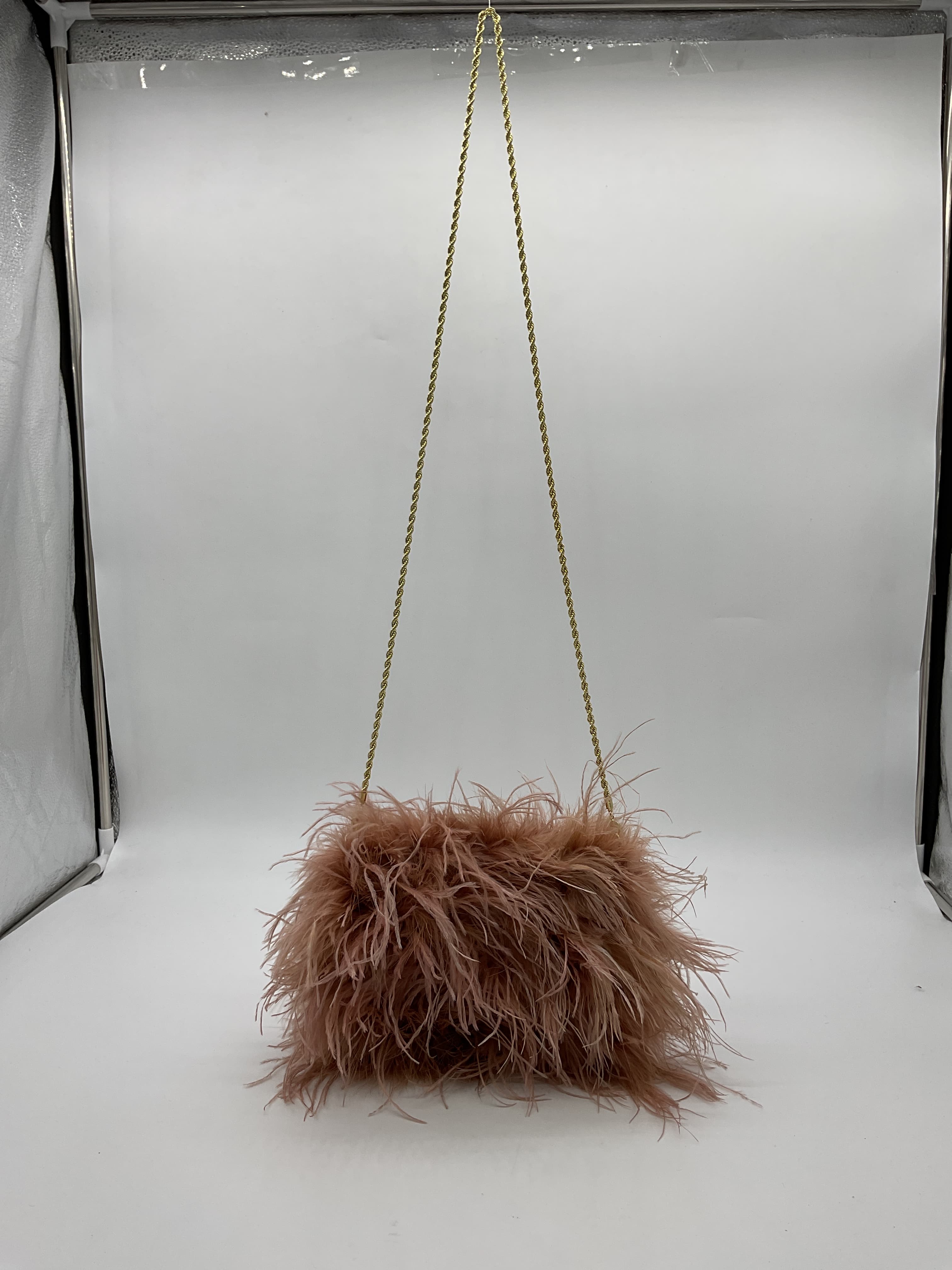 Zahara Mini Feather Clutch - Image 2