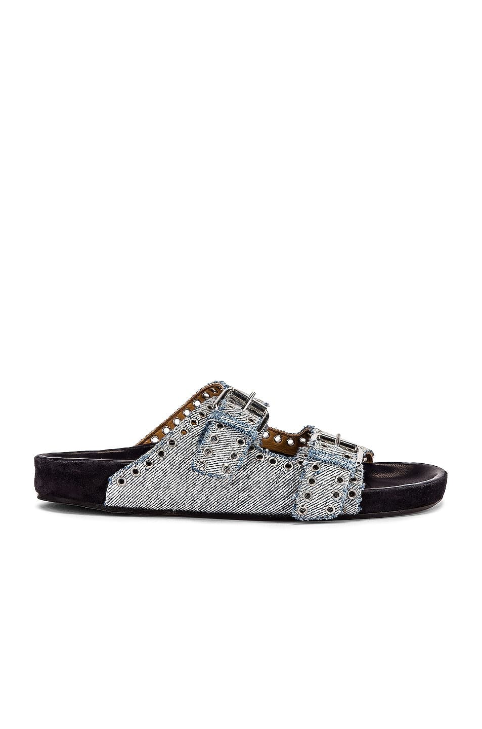 Lennyo Sandal In Light Blue - Image 1