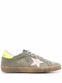 Star-Patch Lace-Up Sneakers - Image 1