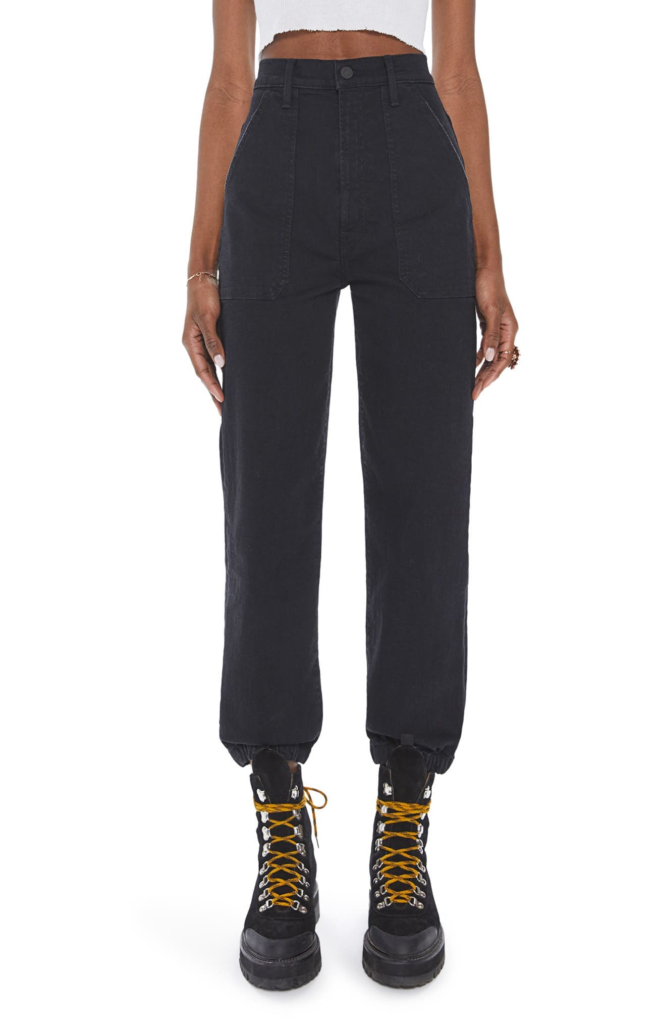 The Wrapper Patch Springy Ankle Jogger Jeans - Image 1
