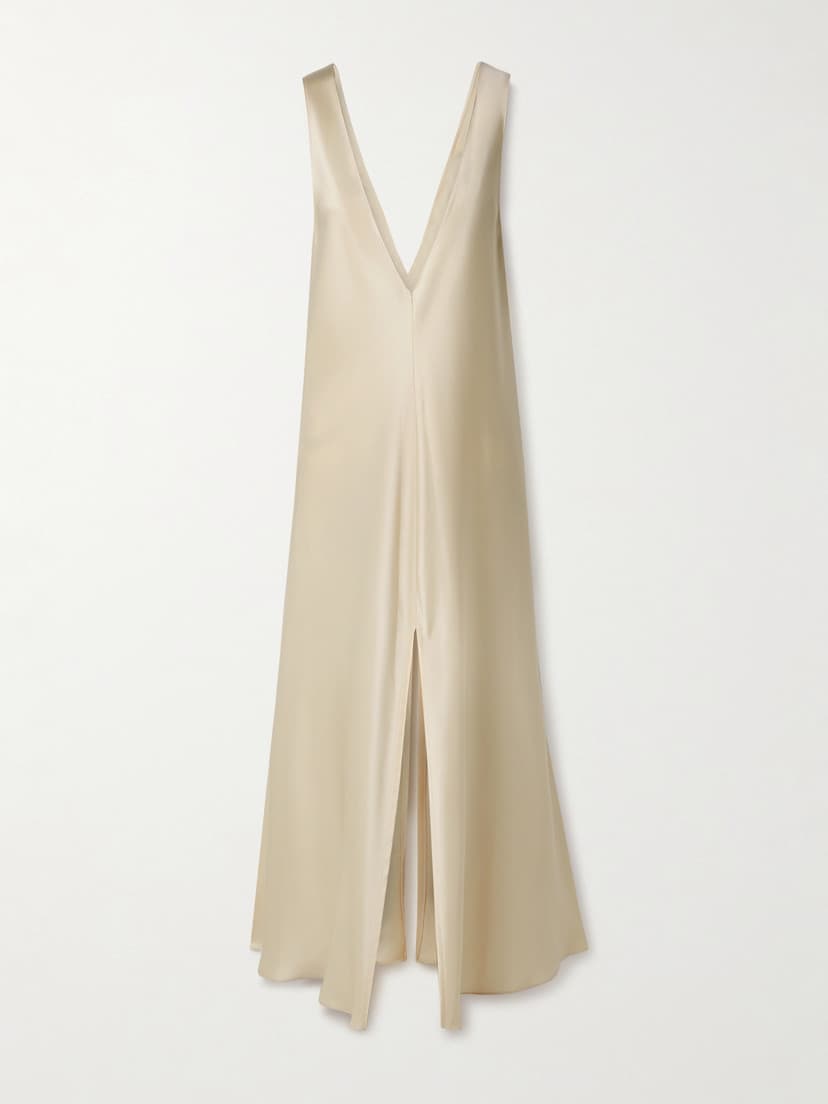 Barb Satin Maxi Dress - Image 1