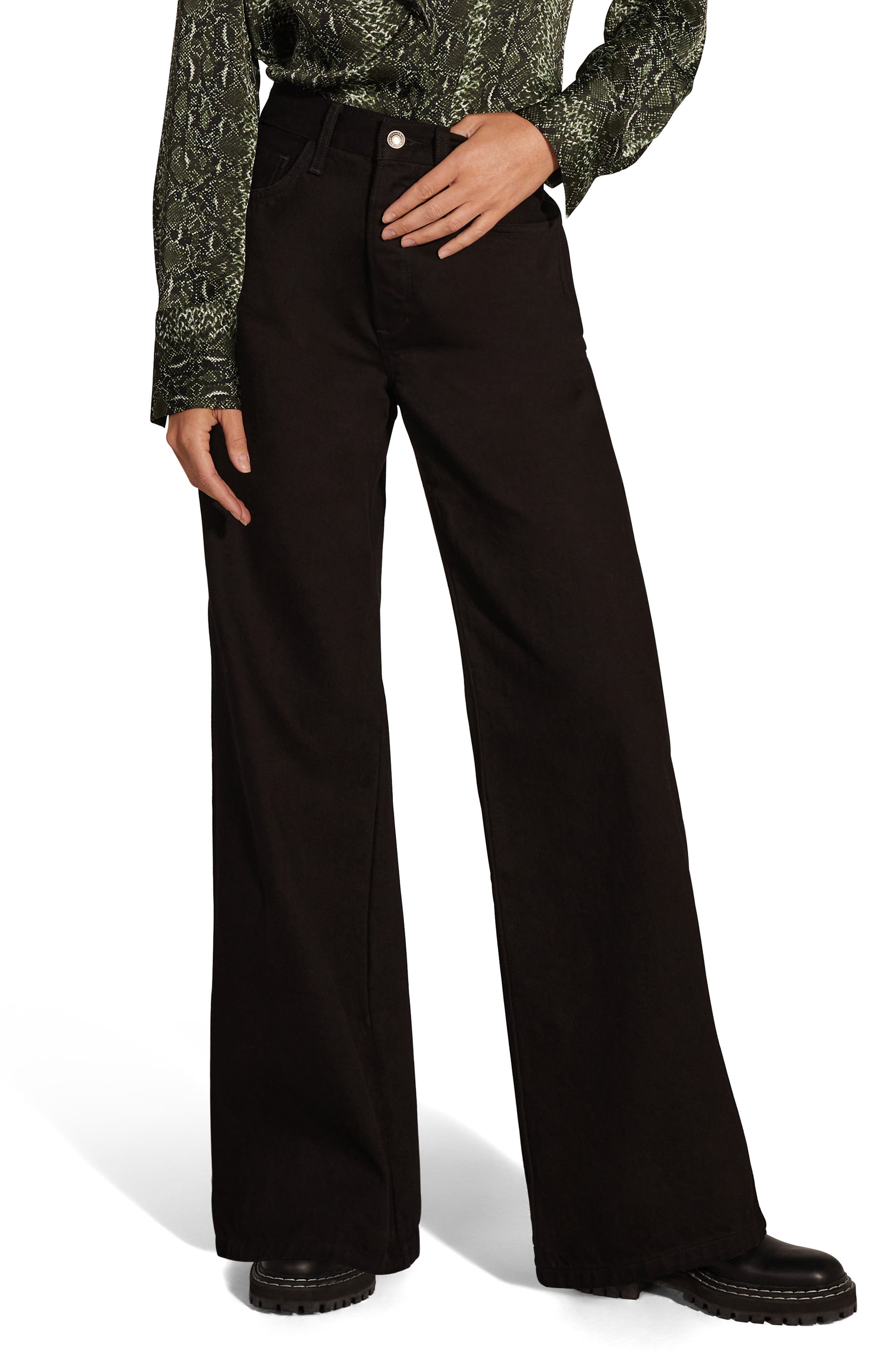 The Masha Super High Waist Wide Leg Jeans - Image 1