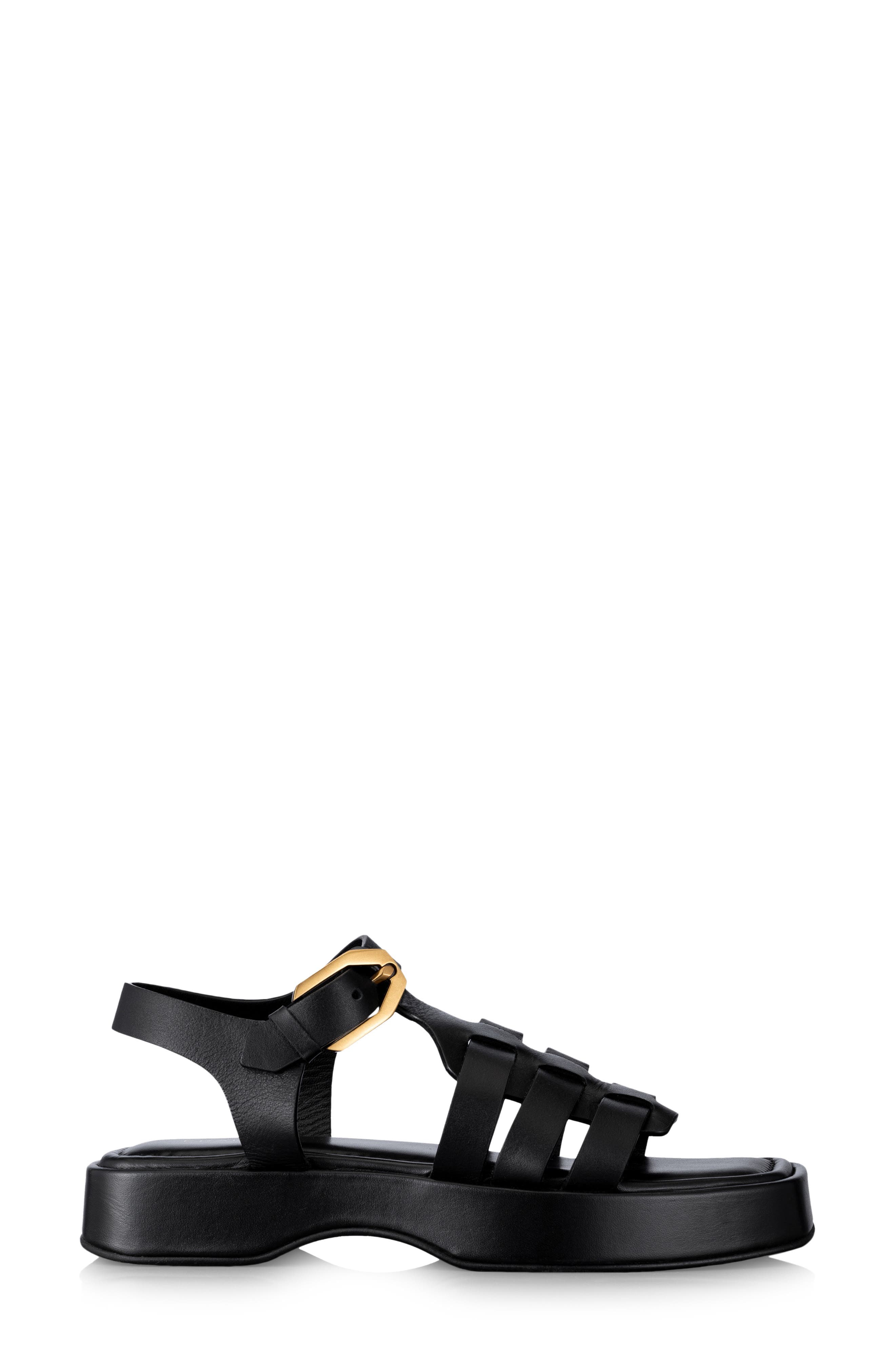 FRAME Leather Fisherman Sandal - Image 1