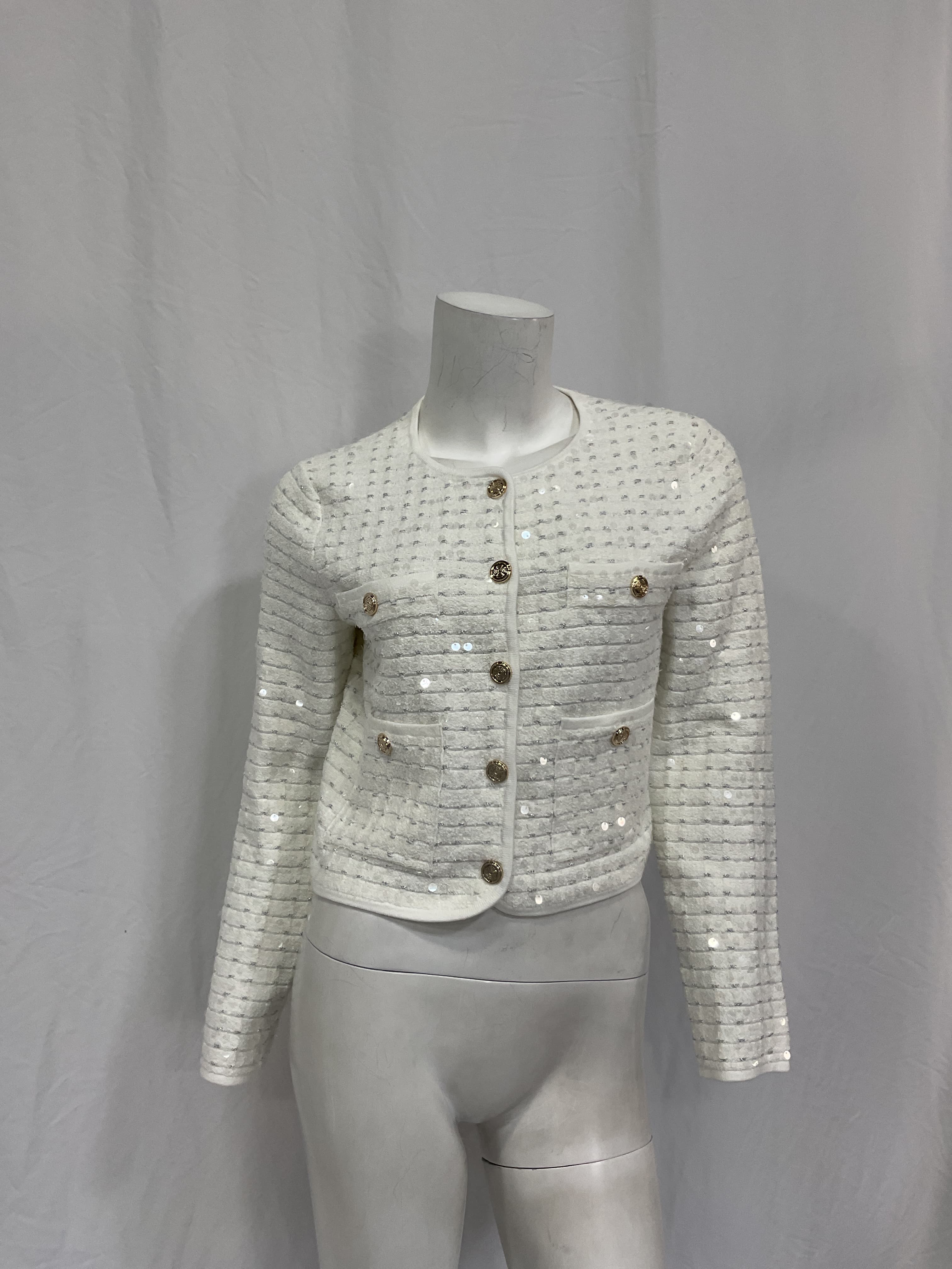 Sequin Knit Cardigan - Image 2