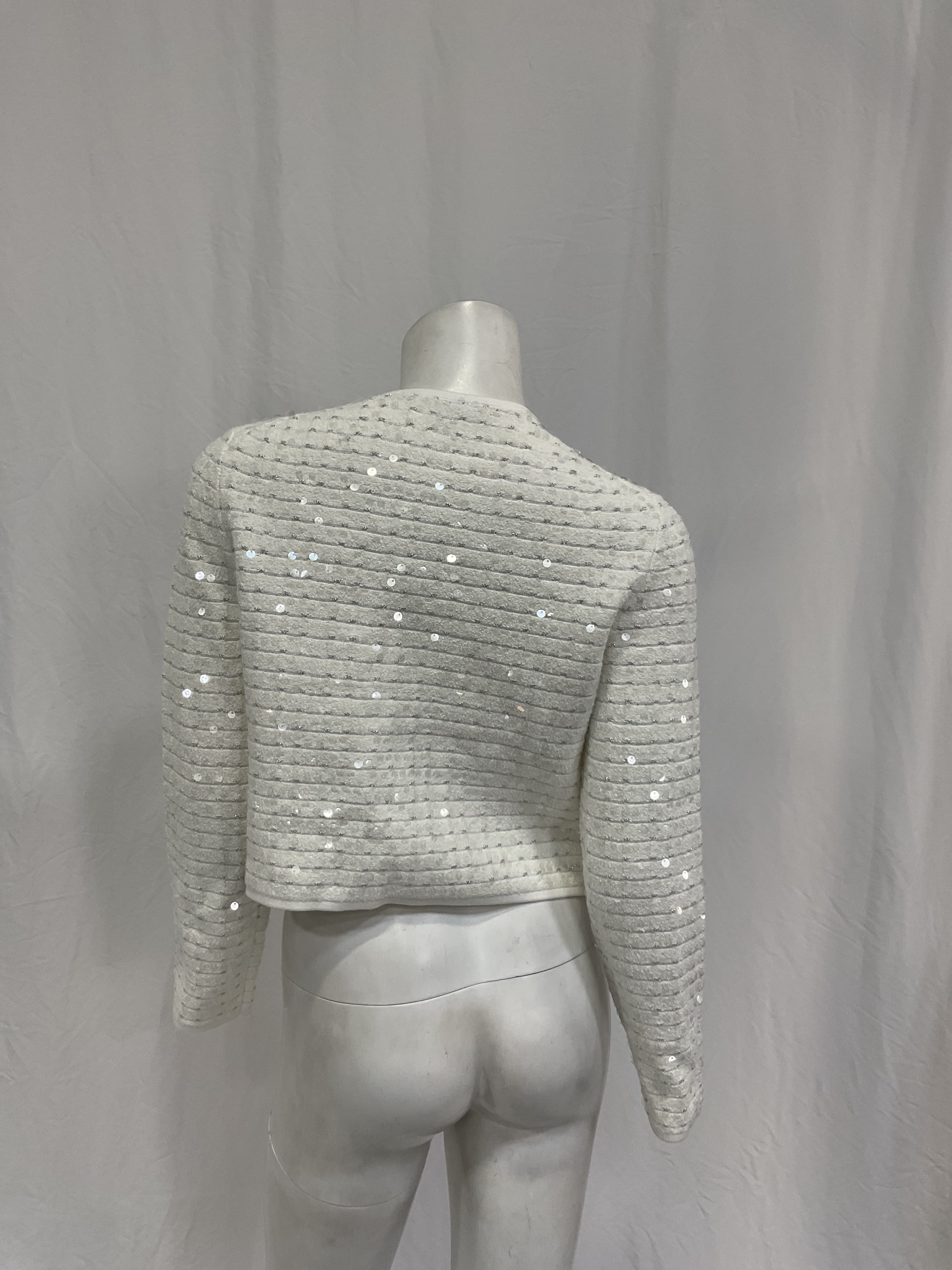 Sequin Knit Cardigan - Image 4