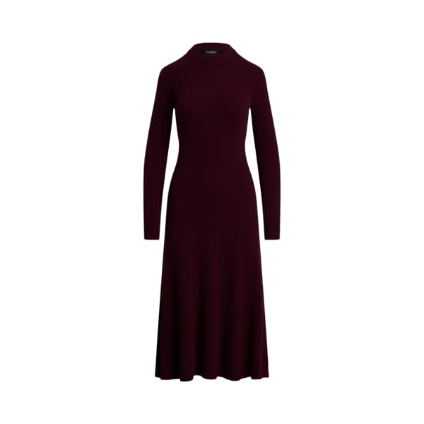 Wool-Blend Long-Sleeve Sweater Dress - Image 2