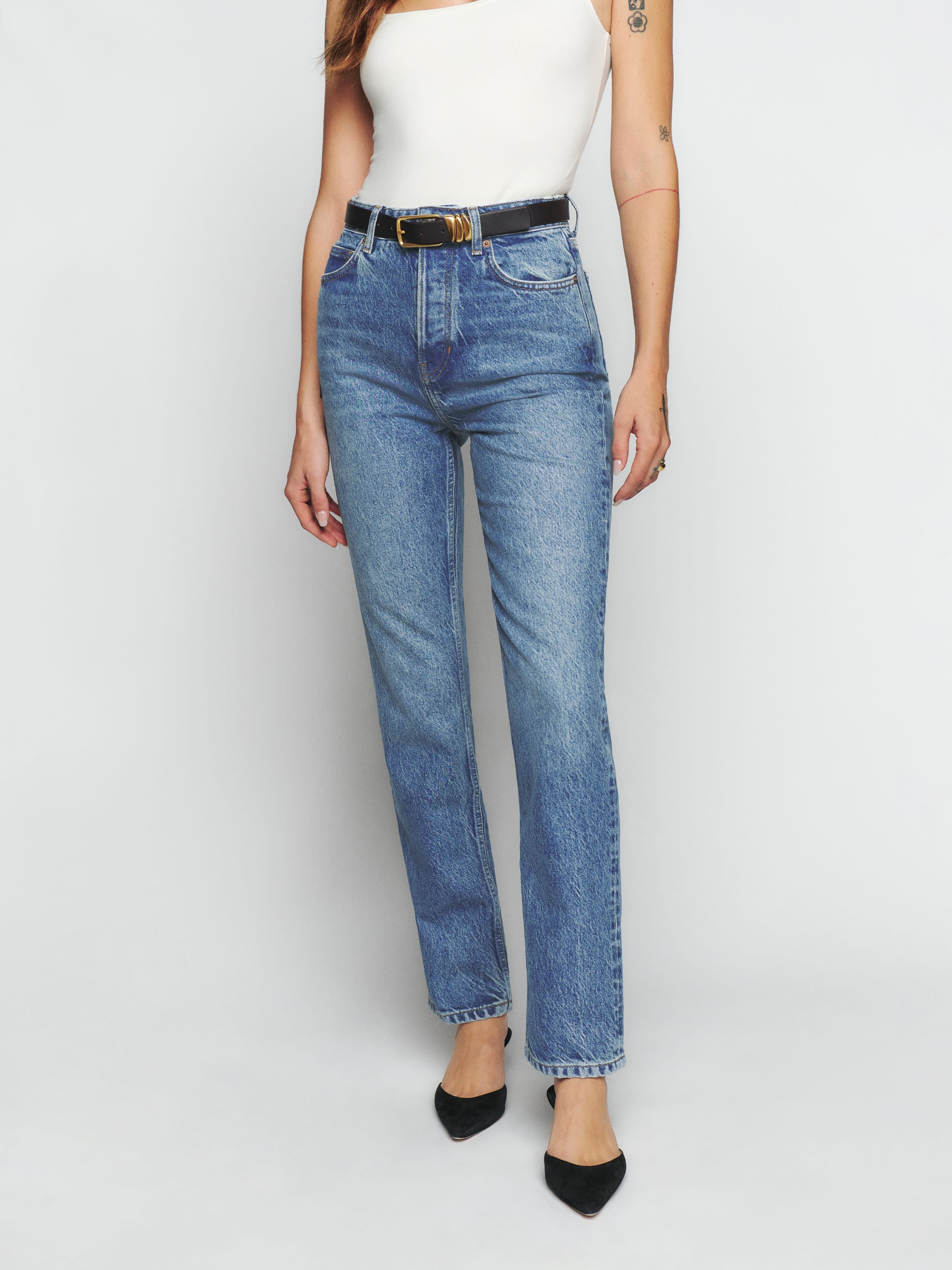 Cynthia High Rise Straight Jeans - Image 2