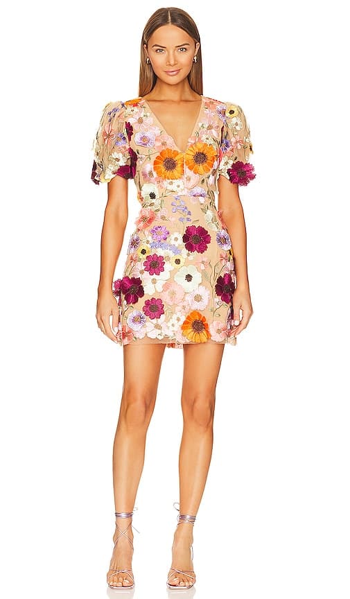 Rosalind Dress In Multi - Image 1