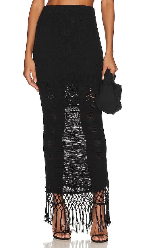 House Of Harlow 1960 X Revolve Sandra Skirt In Black - Image 1