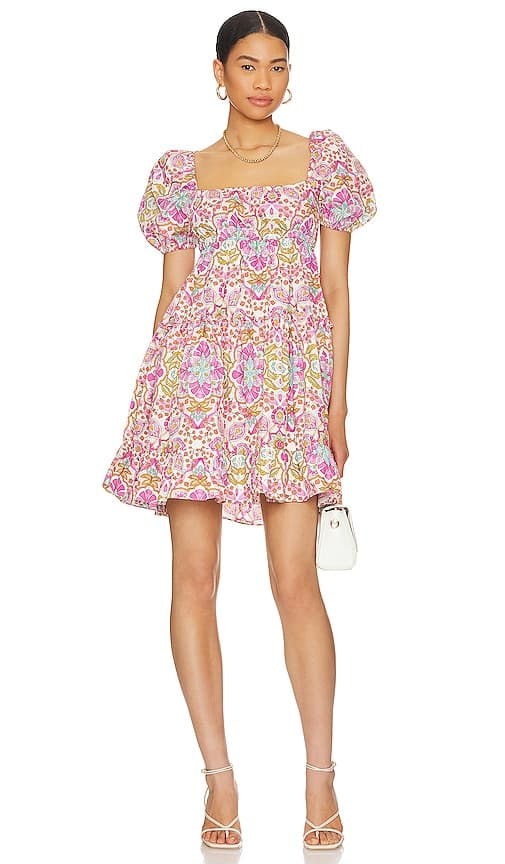 Kayla Dress In Veranda Flora - Image 1