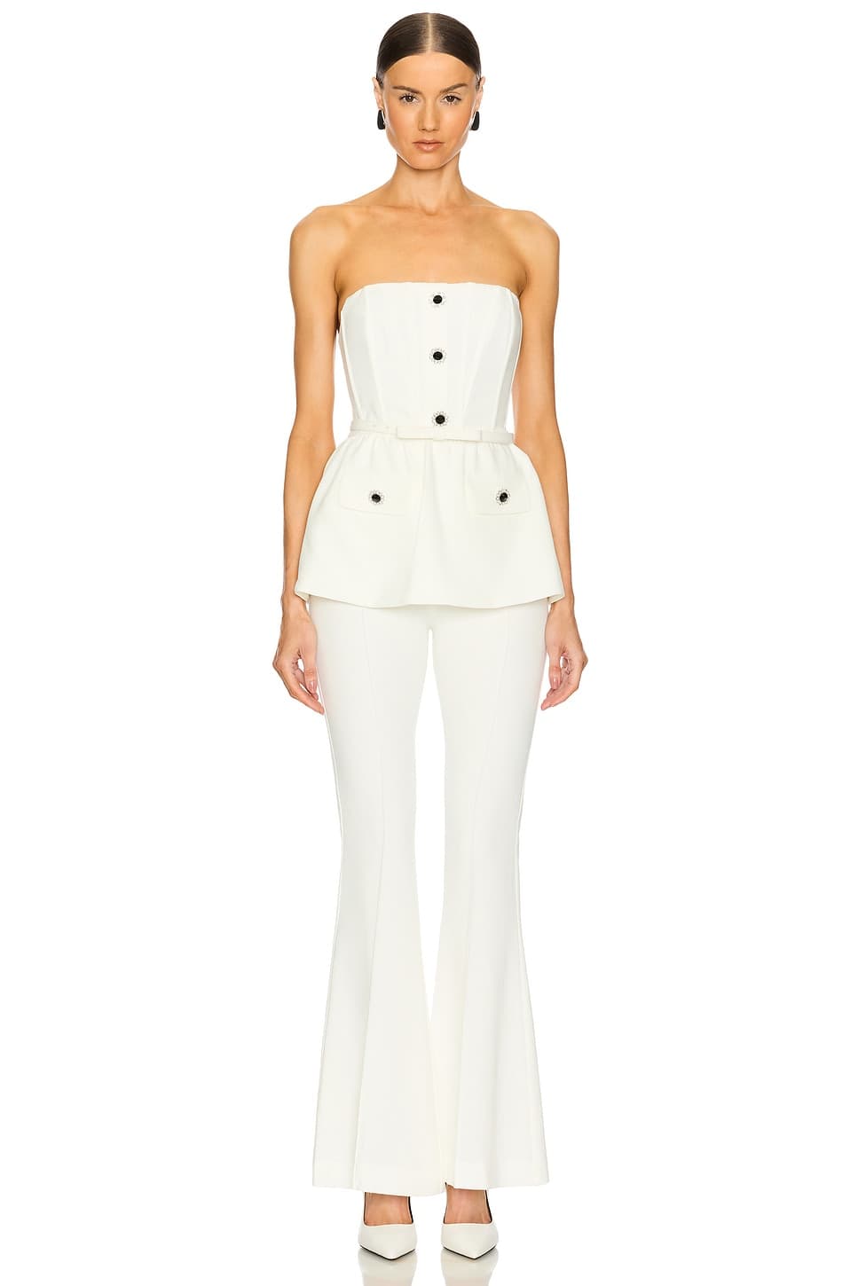Stretch Crepe Jumpsuit - Image 2