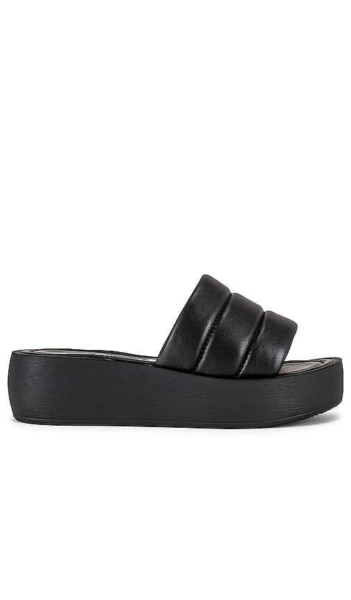 Velour Slide In Black - Image 2
