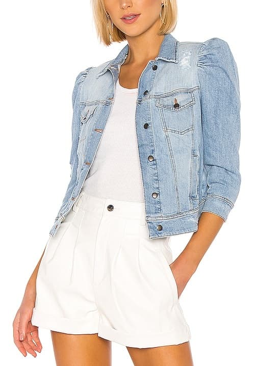 Ada Jacket In Light Blue Stone - Image 2