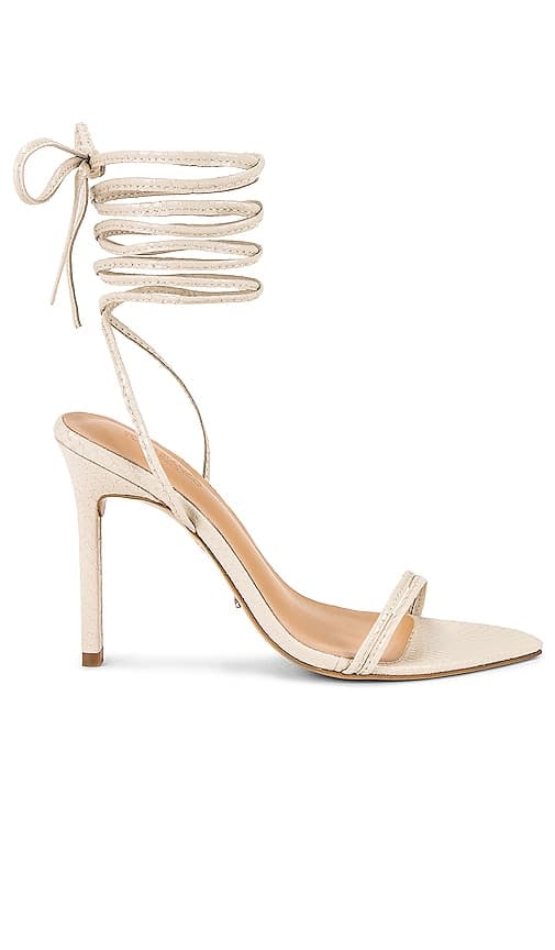 Millie Sandal In Vanilla Snake - Image 1