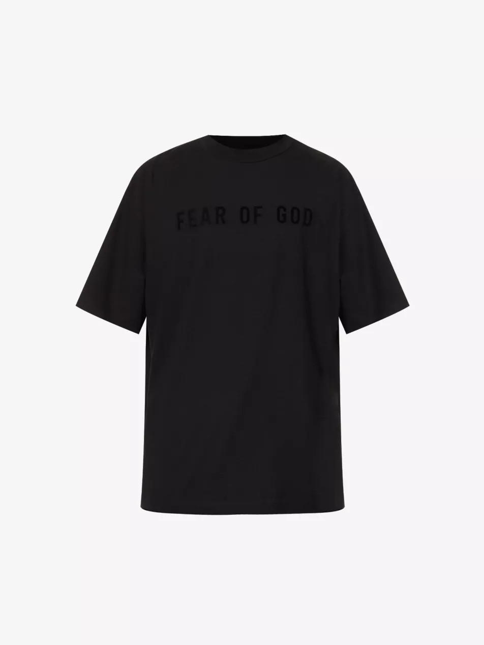 Logo-Appliqu Relaxed-Fit Cotton-Jersey T-Shirt - Image 1