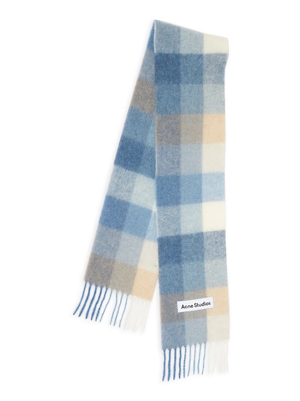 Vally Wool Check Scarf - Image 1