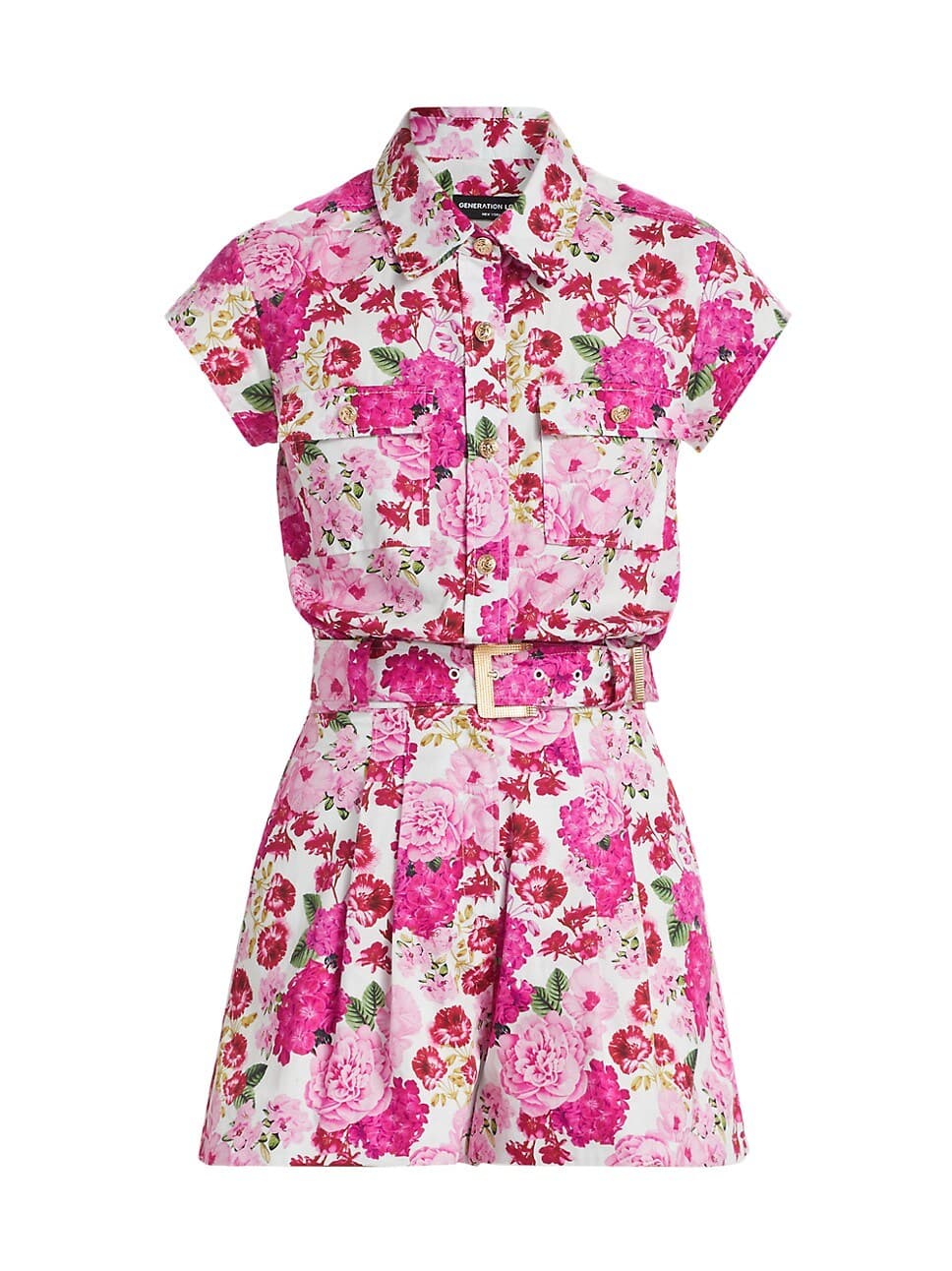 Morgan Floral Poplin Romper - Image 2