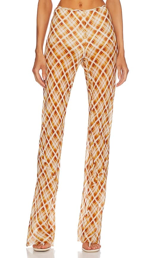 Sunflower Check Pant In Sunflower Check - Image 1