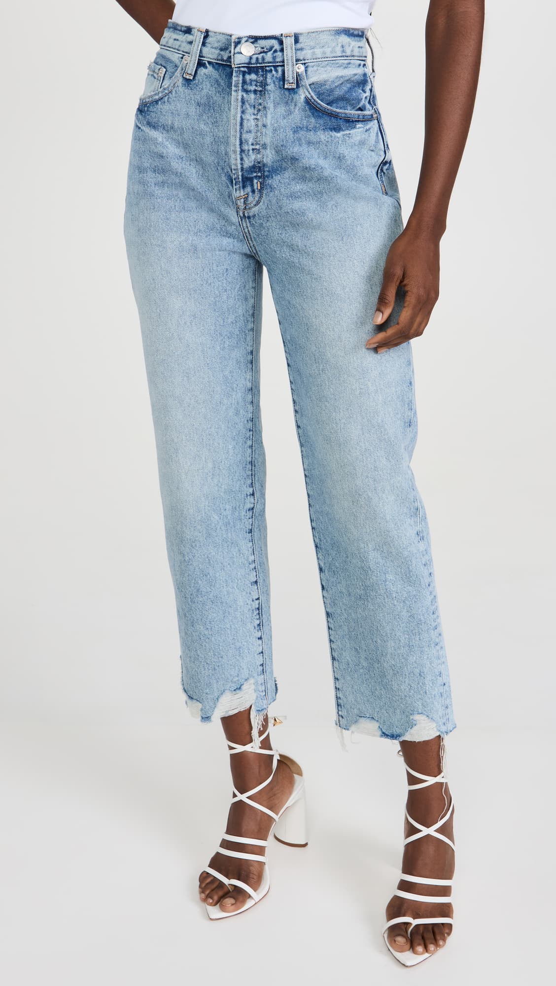Denim Cassie Crop Jeans - Image 1