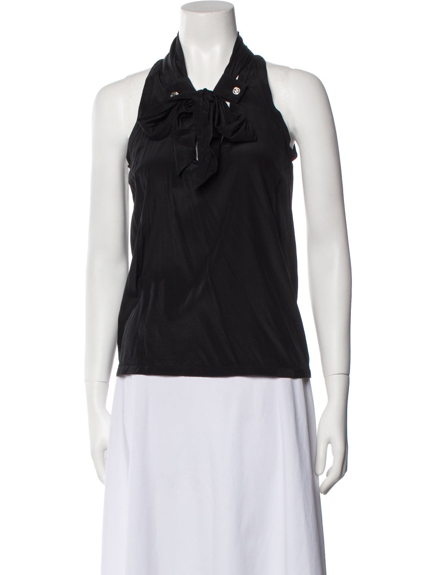Silk Halterneck Top - Image 1